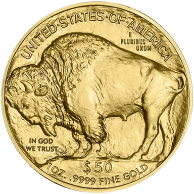 Gouden American Buffalo munt 1 troy ounce