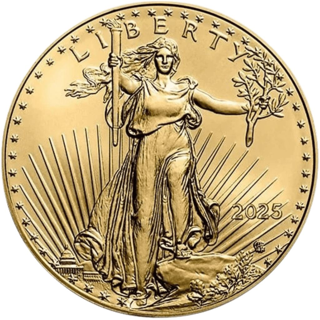 Gouden American Eagle munt 1 troy ounce