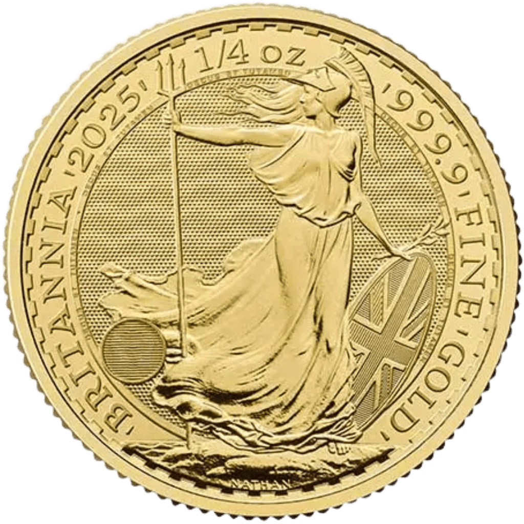 Gouden Britannia munt 1/4 troy ounce