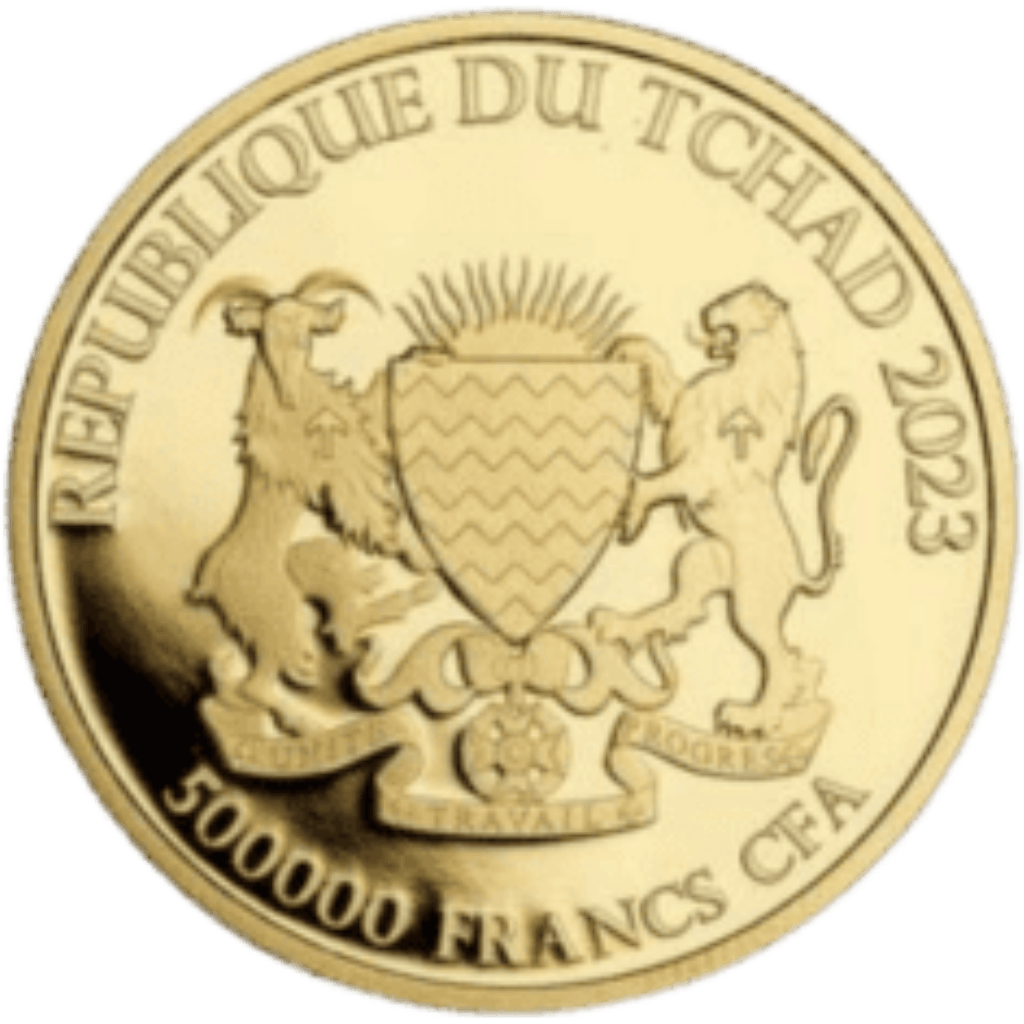 Gouden Bull & Bear munt 1 troy ounce