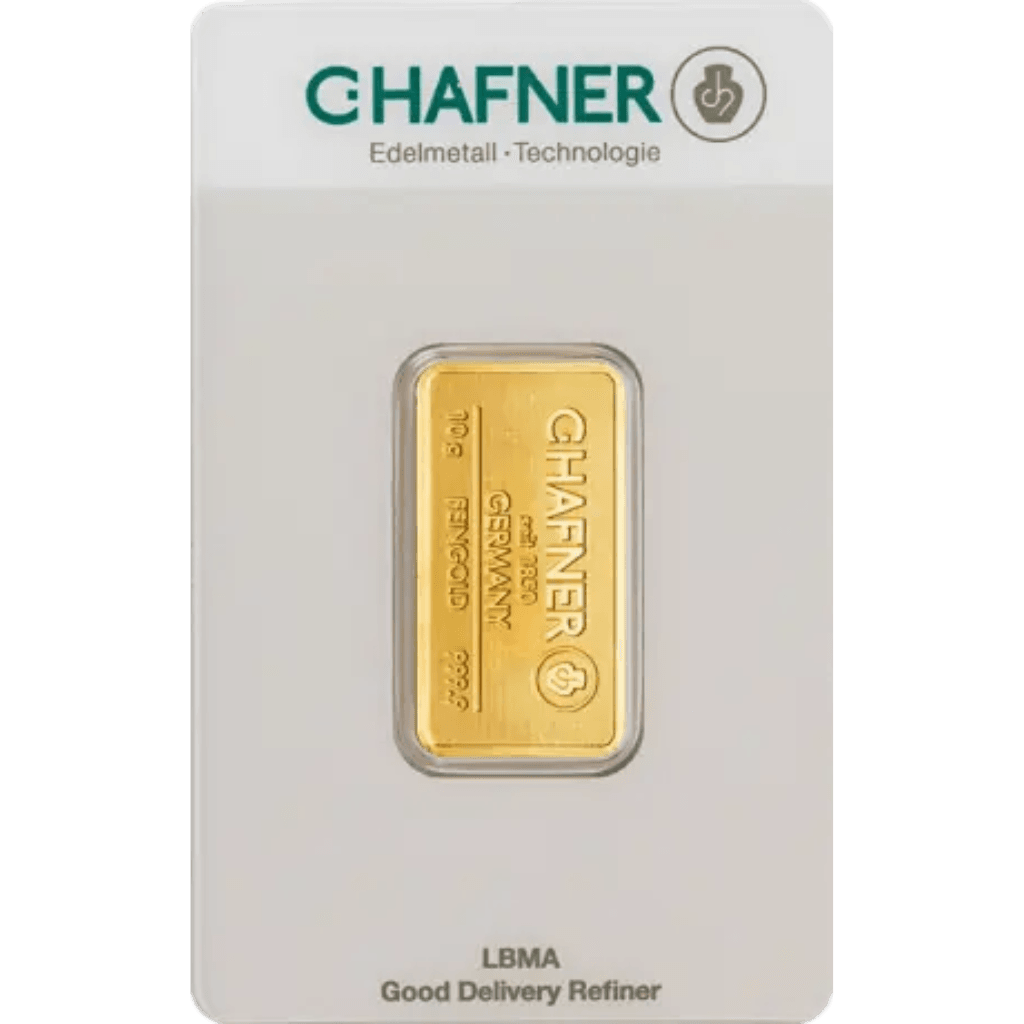 C.Hafner goudbaar 10 gram