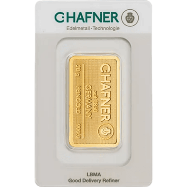 C.Hafner goudbaar 20 gram
