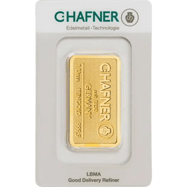 C.Hafner goudbaar 31,1 gram