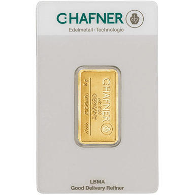 C.Hafner goudbaar 5 gram