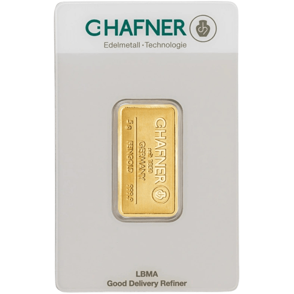 C.Hafner goudbaar 5 gram