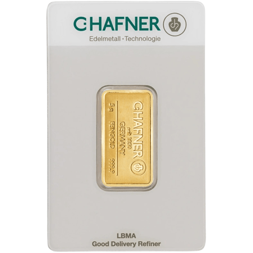 C.Hafner goudbaar 5 gram