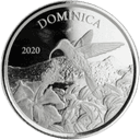 Zilveren Dominica Hummingbird munt 1 troy ounce 1