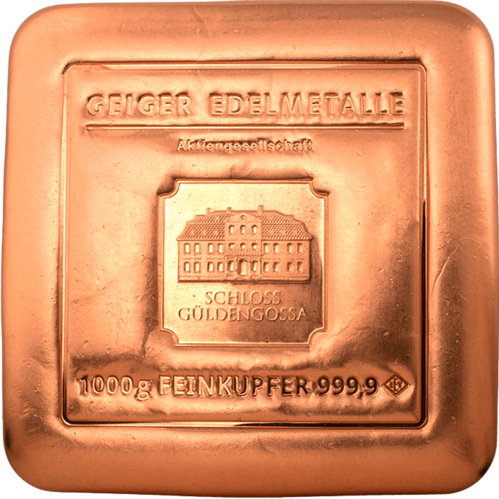 Geiger koperbaar 1 kilo