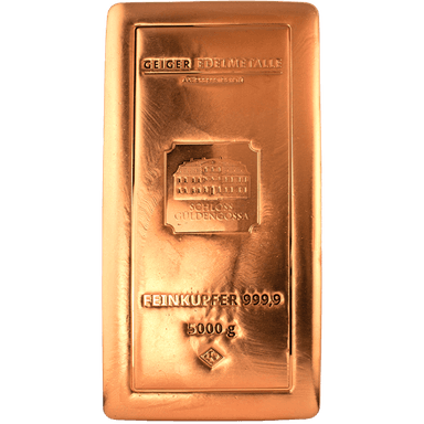Geiger koperbaar 5 kilo