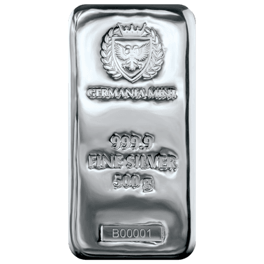 Germania Mint zilverbaar 500 gram