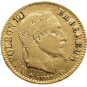 Gouden 10 Francs munt Frankrijk 1
