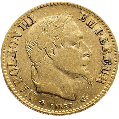 Gouden 10 Francs munt Frankrijk