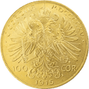Gouden 100 Corona munt Oostenrijk 1