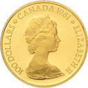 Gouden 100 dollar Canada munt 1/2 troy ounce 2