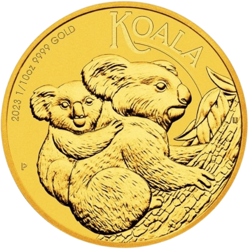 Gouden muntenmix 1/10 troy ounce