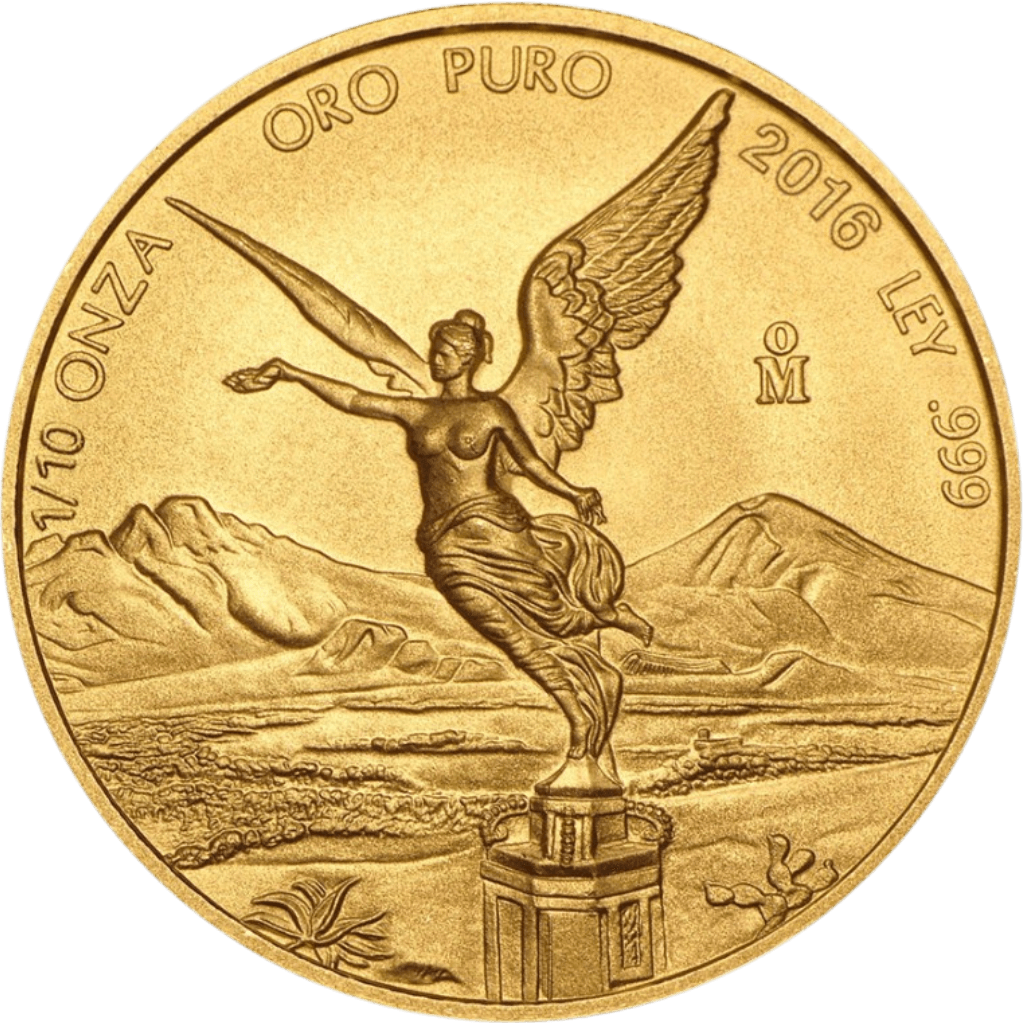 Gouden muntenmix 1/10 troy ounce