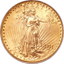 Gouden 20 USD Double Eagle munt Amerika 1