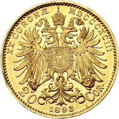 Gouden 20 Corona munt Oostenrijk