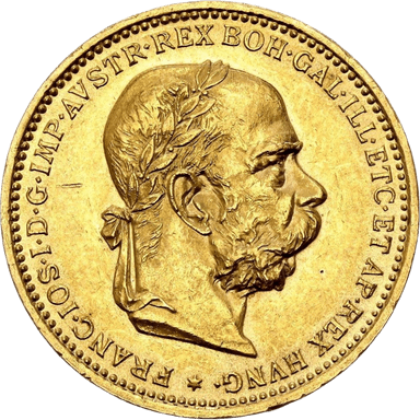 Gouden 20 Corona munt Oostenrijk