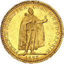 Gouden 20 Korona munt Hongarije 1