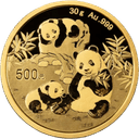 Gouden panda munt 30 gram 1