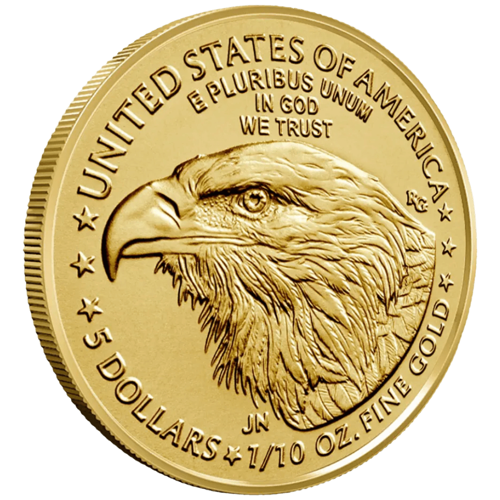 Gouden American Eagle munt 1/10 troy ounce