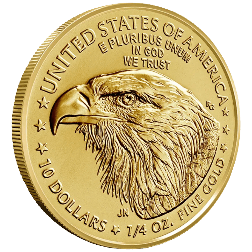 Gouden American Eagle munt 1/4 troy ounce