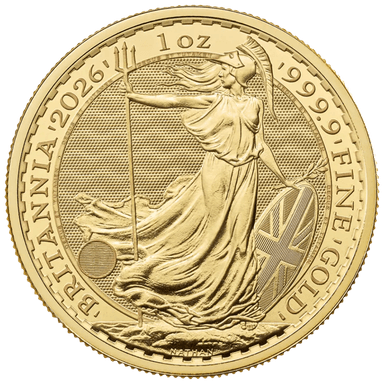 Gouden Britannia munt 1 troy ounce