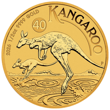 Gouden Kangaroo munt 1/2 troy ounce