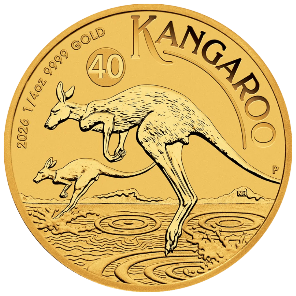 Gouden Kangaroo munt 1/4 troy ounce
