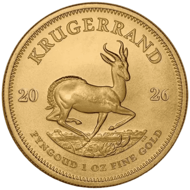 Gouden Krugerrand munt 1 troy ounce