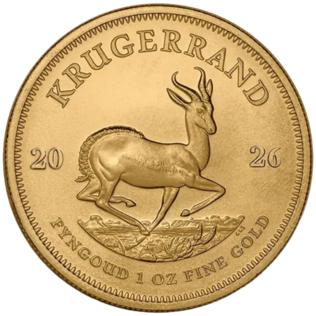 Gouden Krugerrand munt 1 troy ounce