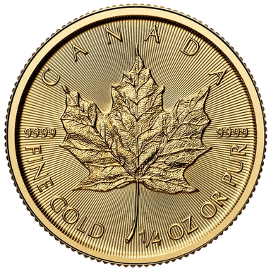 Gouden Maple Leaf munt 1/4 troy ounce