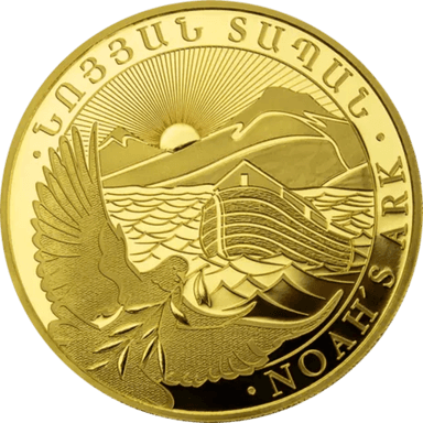 Gouden Noahs Ark munt 1 gram