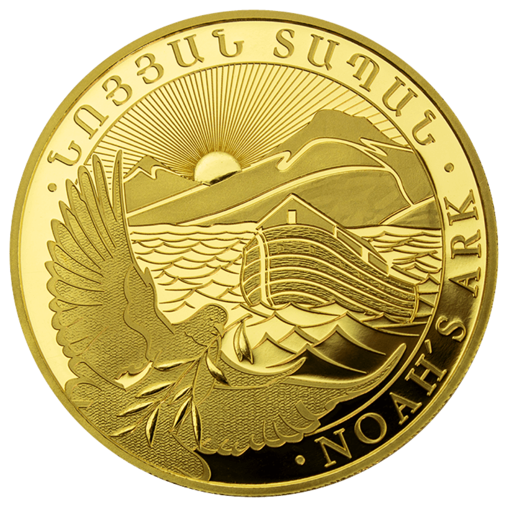 Gouden Noahs Ark munt 1 gram