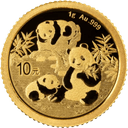 Gouden Panda munt 1 gram 1