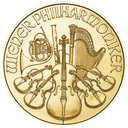 Gouden Philharmoniker munt 1/2 troy ounce 1