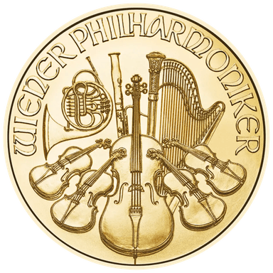 Gouden Philharmoniker munt 1/2 troy ounce