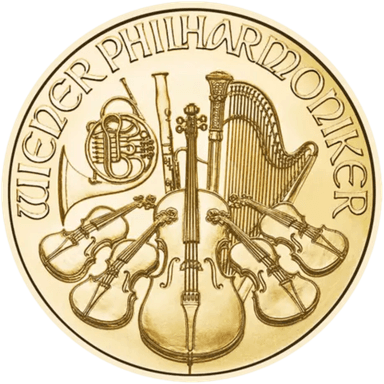 Gouden Philharmoniker munt 1/2 troy ounce