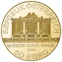Gouden Philharmoniker munt 1/2 troy ounce 2