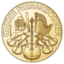 Gouden Philharmoniker munt 1/4 troy ounce 1