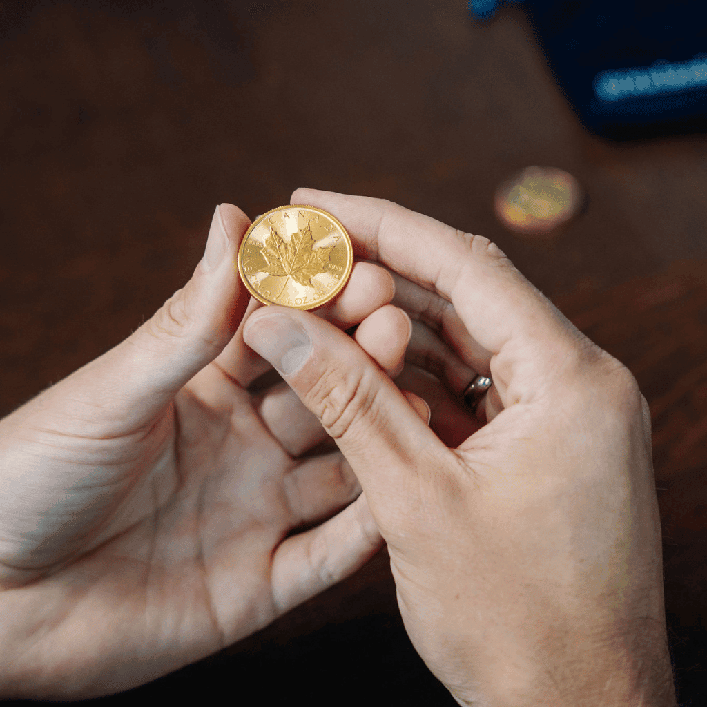 Gouden Maple Leaf munt 1 troy ounce