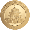 Gouden Panda munt 1 gram 2