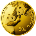 Gouden panda munt 3 gram 1
