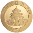 Gouden panda munt 3 gram 2