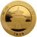 Gouden panda munt 30 gram 2