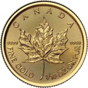 Gouden Maple Leaf munt 1/10 troy ounce 1