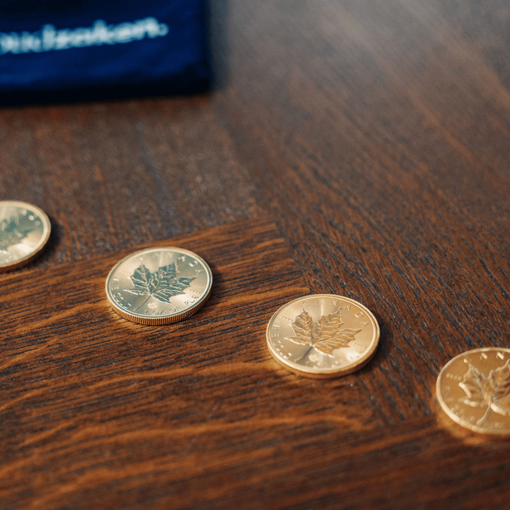 Gouden Maple Leaf munt 1 troy ounce