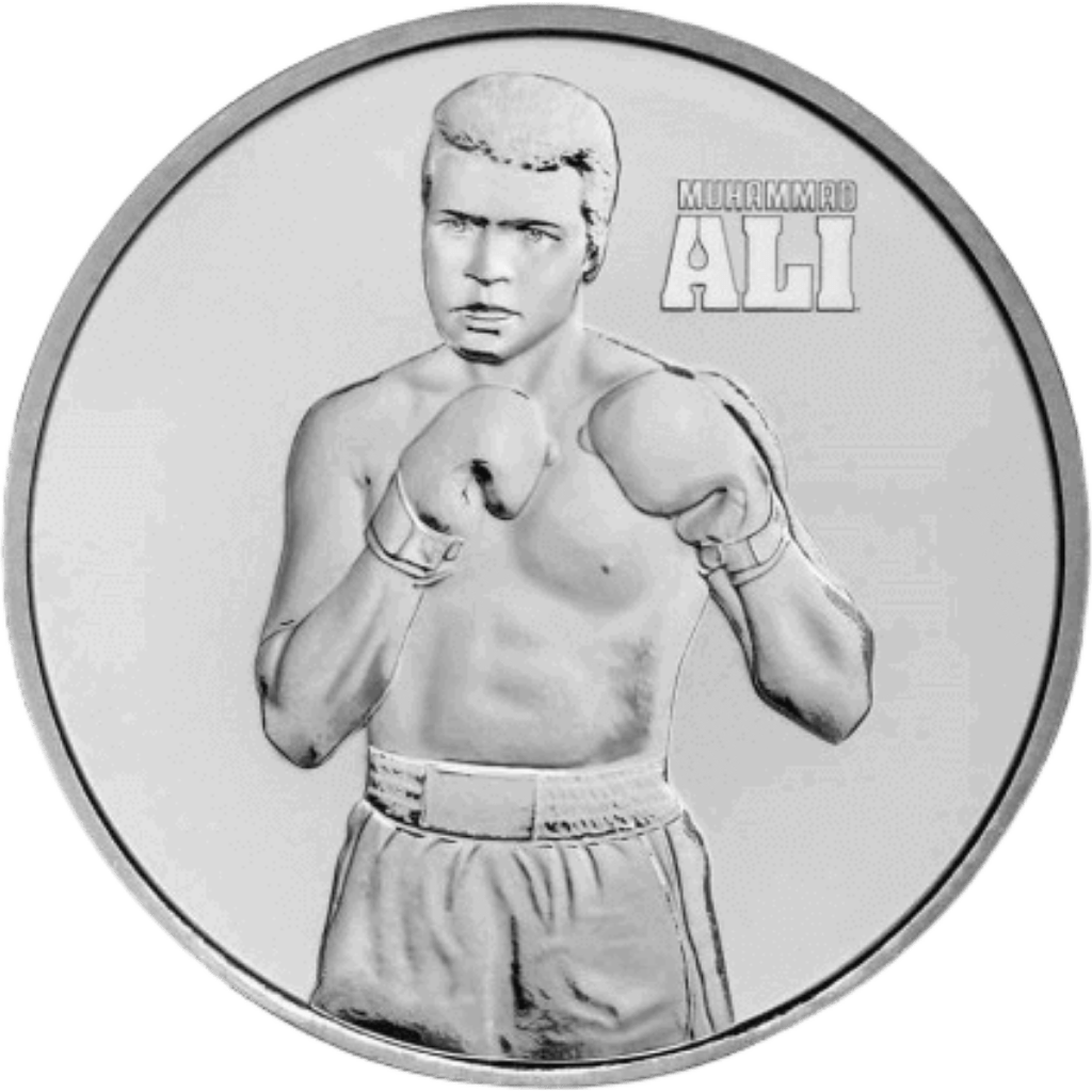 Zilveren Muhammad Ali munt 1 troy ounce