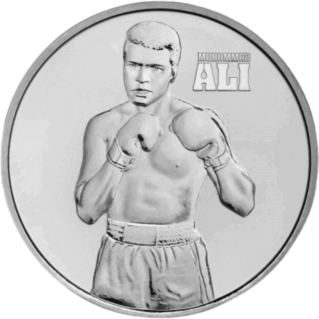 Zilveren Muhammad Ali munt 1 troy ounce